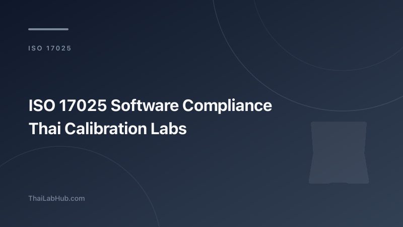 ISO 17025 Software: How the Right System Helps You Pass Accreditation