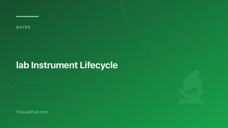 Lab Instrument Lifecycle: Buy, Repair, Calibrate & Sell — All in One Place